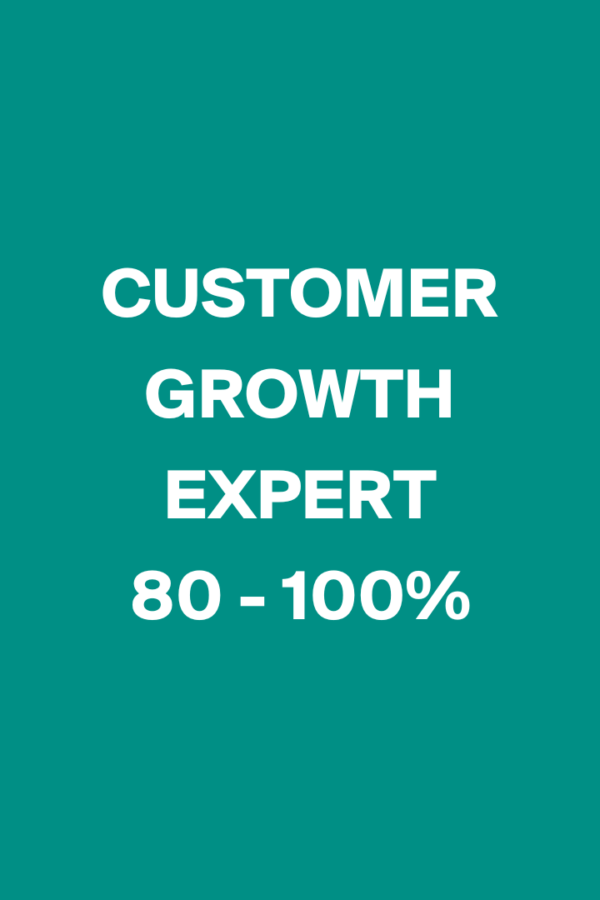 Customer growth expert